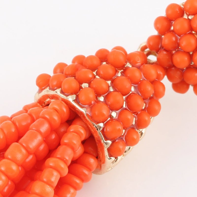 NLCAC Halloween Earrings Women's Beaded Tassel Earrings Long Fringe Drop Earrings Dangle Halloween Costume Jewelry(orange) - Image 5